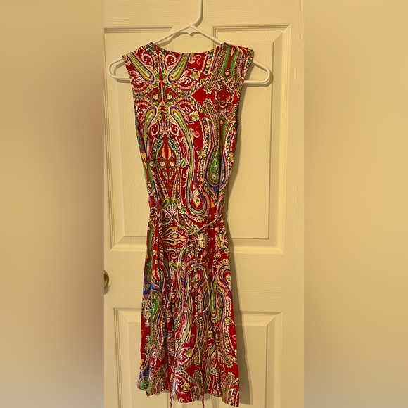 Ralph Lauren Red Floral Sundress - Picture 2 of 3